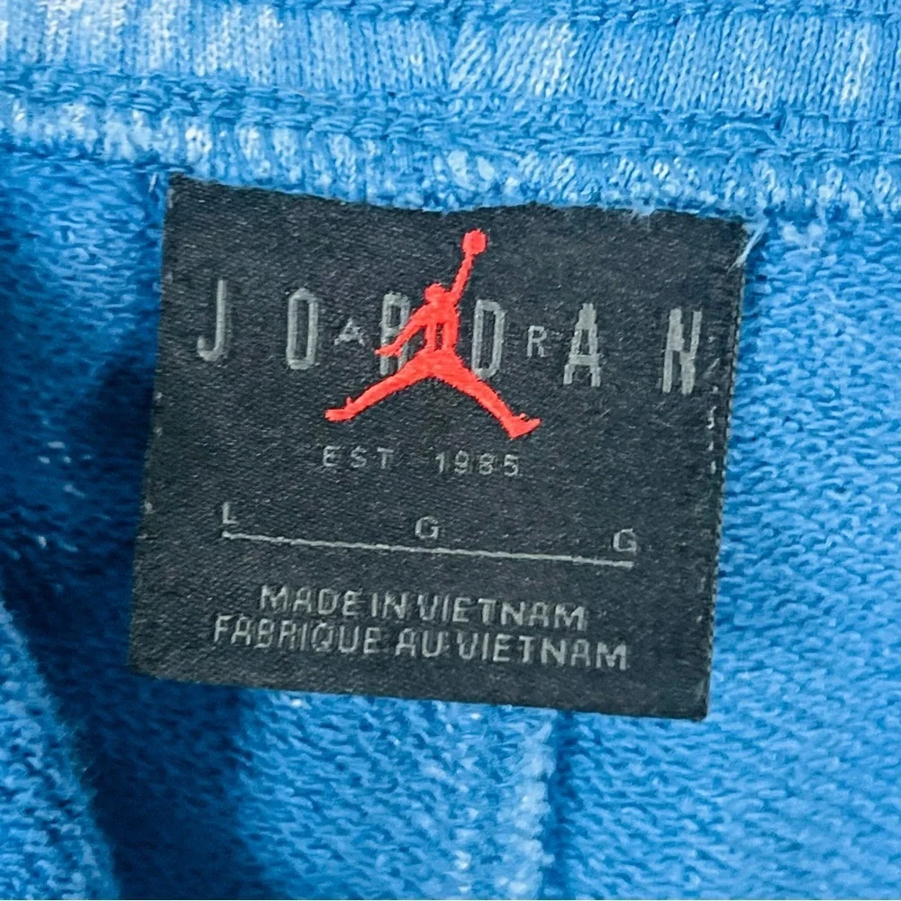 Jordan Essential Fleece Jumpman Acid Washed Flight Joggers Large